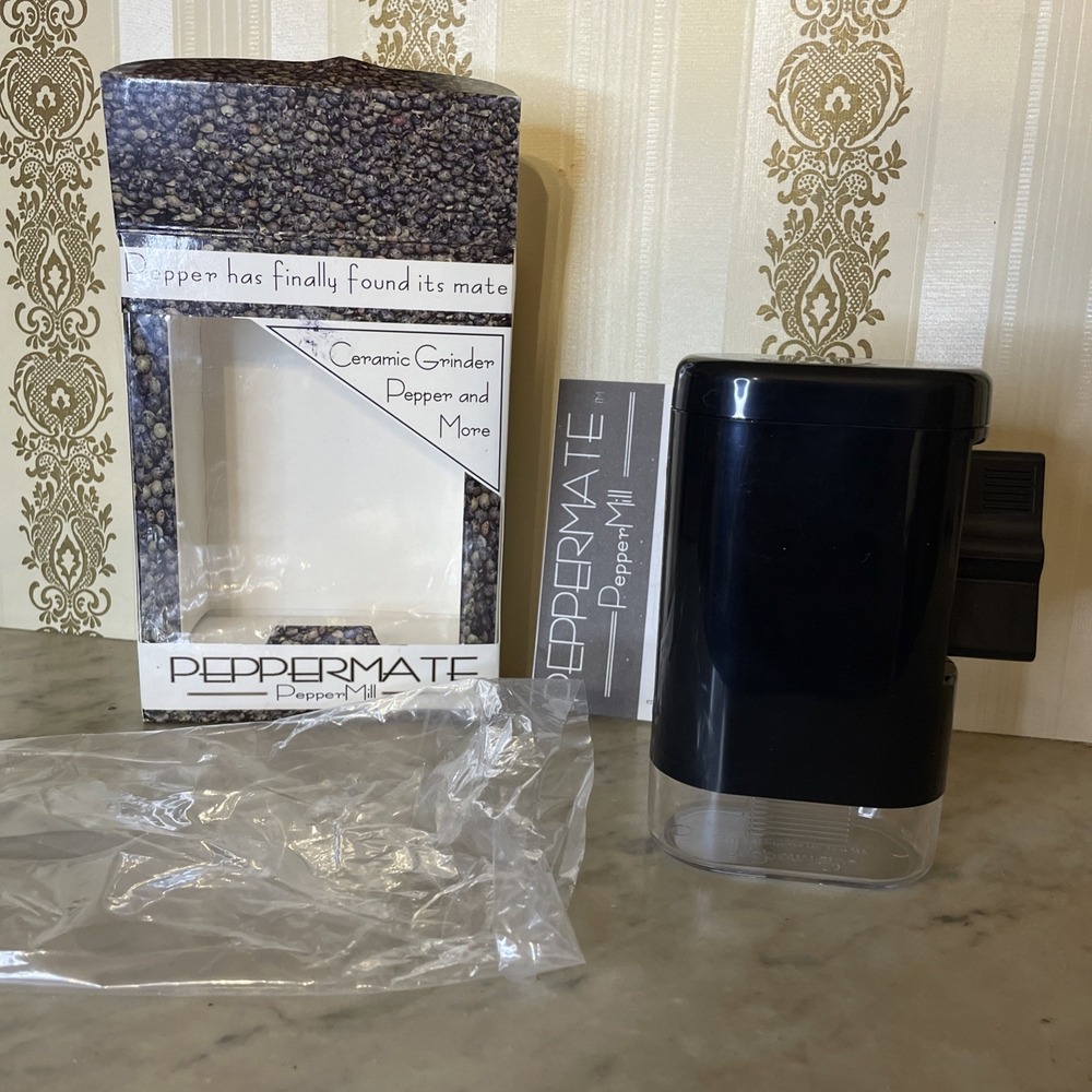 Pepper Mate Pepper Mill NEW Ceramic Manual Grinder | Adjustable Fine Coarse